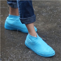 Ультра-эластичные силиконовые бахилы от дождя Waterproof silicone shoe cover