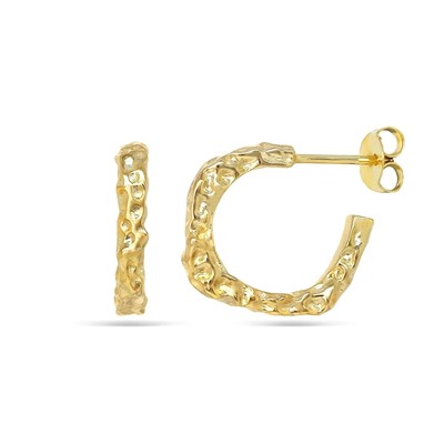 Серьги из серебра без вставки, ТЦС-8619лп