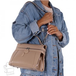 Сумка женская кожаная 6419BD apricot Baidou  в Новосибирске