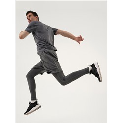 Футболка мужская Resport, размер 46, базовая, со вставками, серая