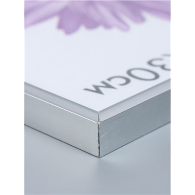 УЦЕНКА Фоторамка пластик Lida 21х30 см серебро