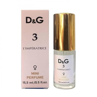 Мини-парфюм Dolce&Gabbana 3 L`Imperatrice женский (15,5 мл)