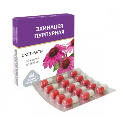 Экстракт Эхинацея пурпурная 30 капс.