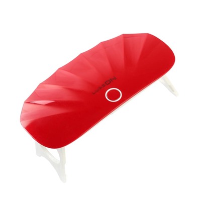 УЦЕНКА Лампа для гель-лака Luazon LUF-12, LED, 6 Вт, 6 диодов, USB, красная