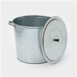 Бак для белья оцинкованный, 32 л, без решётки, ГОСТ