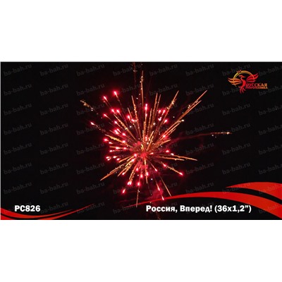 Фейерверк РС8260 Россия, вперед! (1,2" х 36)
