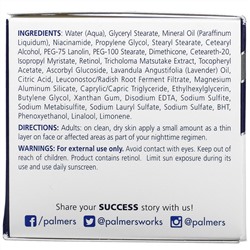 Palmer's, Skin Success With Vitamin E, Anti-Dark Spot Fade Cream, Night, 2.7 oz (75 g)