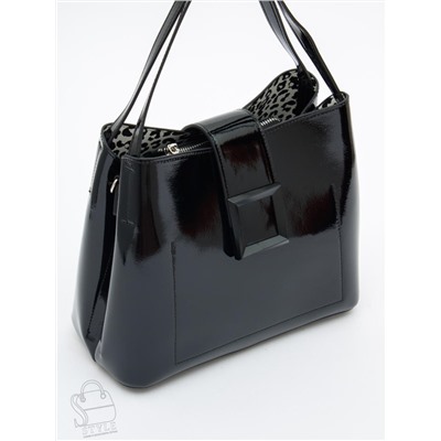 Сумка женская кожаная 1286-1TH black Polina&Eiterou