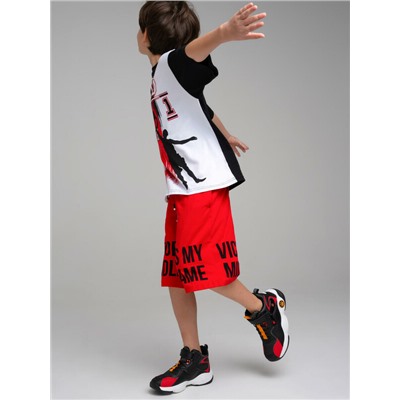 Комплект трикотажный для мальчиков: фуфайка (футболка), шорты