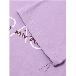 Футболка женская Ohana market, сиреневая, размер 46