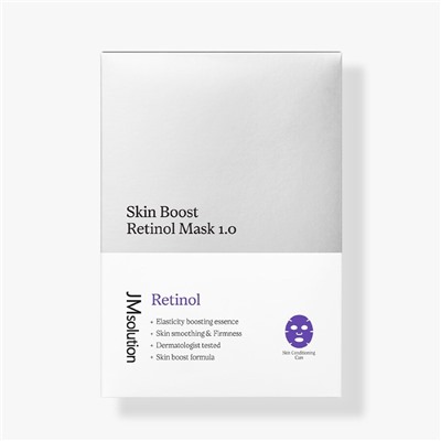 JMsolution Маска-салфетка с ретинолом для выравнивания тона кожи Skin Boost Retinol Mask