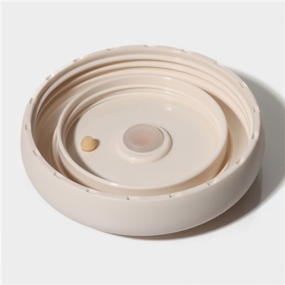 Стакан «Бьорн», 450 мл, с крышкой и трубочкой, стекло