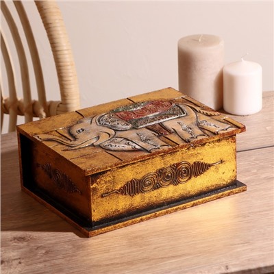 Шкатулка «Слоник», 24×18×9 см