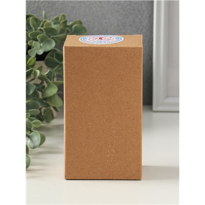 Фигурка керамика «Зайка белая с золотым зайчонком», 6.5×4.5×13.5 см