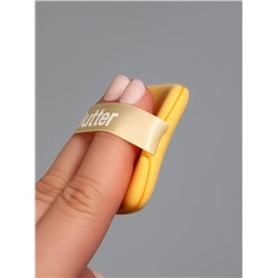 Спонжи для макияжа, в футляре, 2 шт., жёлтые