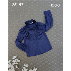 Блузка 1506 синий