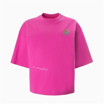 Футболка женская Mark Formelle, цвет фуксия, размер 44