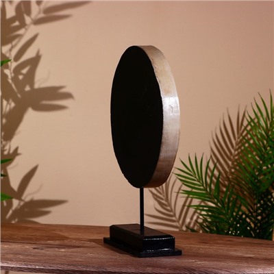 Декор на подставке «Круг», 30×9×42 см, дерево албезия