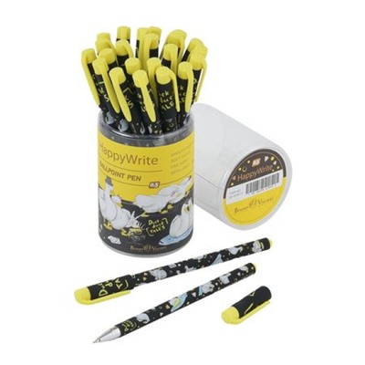 Ручка шариковая 0.5 мм "HappyWrite. Гуси" синяя 20-0215/71 Bruno Visconti