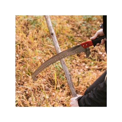 Ножовка садовая, 390 мм, лезвие-ограничитель, под черенок d=29 мм