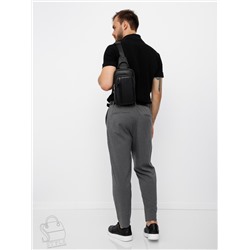 Рюкзак мужской кожаный 1102H black Heanbag
