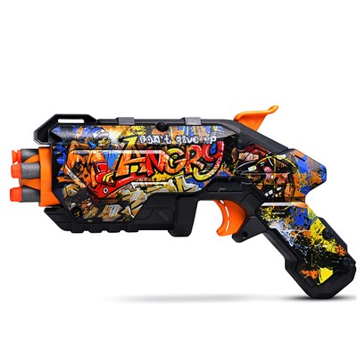 Бластер "Графити" с мягкими пулями, в коробке