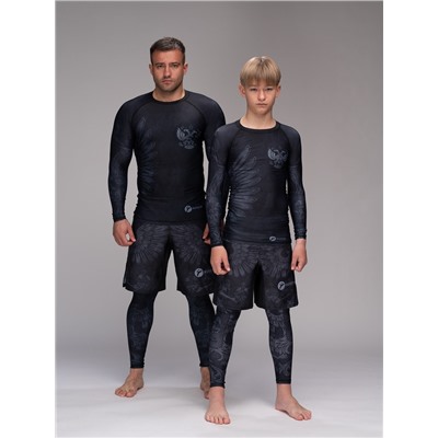 Шорты для MMA Rusco Sport BLACK HERB, детские, р. 2XL