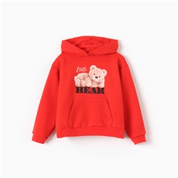 Джемпер с капюшоном «Крошка Я. Мишка», рост 62-68 см, красный