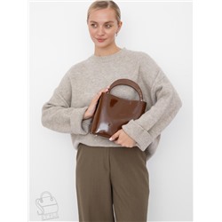 Сумка женская кожаная 2306-2Y brown coffee Polina&Eiterou  в Новосибирске