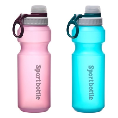 Бутылка для воды, 750 мл, 23.2×7.2×7.6 см, цвет МИКС