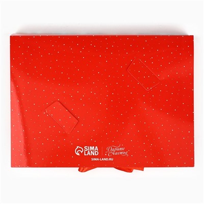 Коробка под 12 конфет новогодняя с ячейками «Аромат праздника» 18.5×13.5×3.5 см