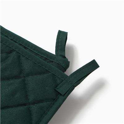 Набор кухонный «Клевер» варежка-прихватка 20×27 см, прихватка 17×17 см 100% п/э