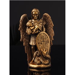 Фигурка гипс «Архангел Михаил», 14×9×4 см, под бронзу