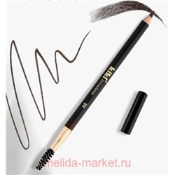 Kiki Карандаш для бровей Browliner с щеточкой тон 04 темно-коричневый