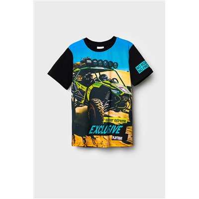 Фуфайка трикотажная для мальчиков (футболка) PLAYTODAY, 1239847