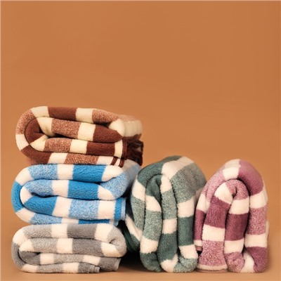 Полотенце банное «Этель. Геометрия», 70×140 см, серое