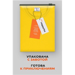 Детская однотонная футболка Happyfox