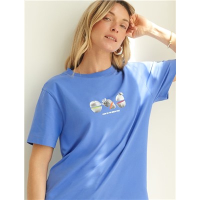 Футболка из премиального хлопка с авторским принтом