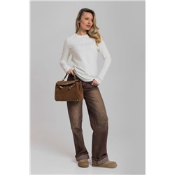 Лонгслив из кулирки с лайкрой М326003м