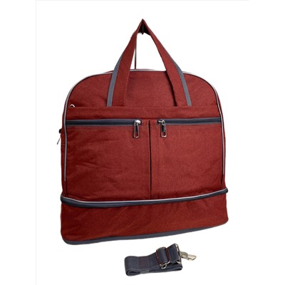 Дорожная сумка из текстиля, цвет бордовый