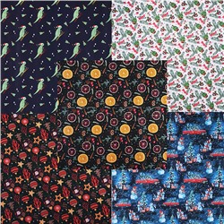 Упаковочная бумага,МИКС  рулон в термоусадочной пленке. Размер 70х100 см.