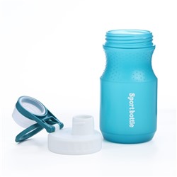 Бутылка для воды, 380 мл, 15.6×7.3×6.7 см, цвет МИКС