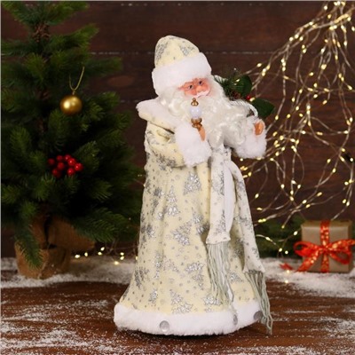 Дед Мороз под ёлку «Зимнее волшебство. Новогодняя игрушка» двигается, с подсветкой, 43 см