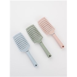 Расчёска массажная, широкая, вентилируемая, 7.3×25.3(±1) см, МИКС