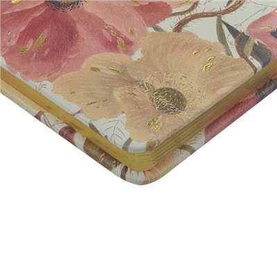 Еженедельник 2026 г. А6 128 стр. "FLORA.Цветочная страсть" кожзам 3-809/07 Bruno Visconti