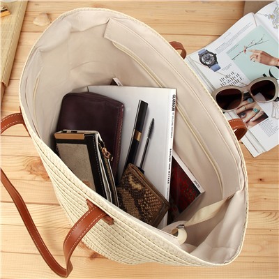 Сумка плетеная 45x29x23x14 / DW-01 /уп 100/