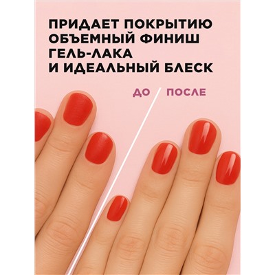 Быстросохнущий топ с гелевым 3D-эффектом Fast Dry Gel