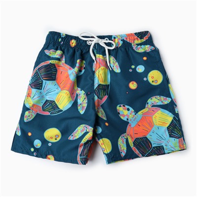 Купальные трусы детские MINAKU «Черепахи», рост 110-116 см