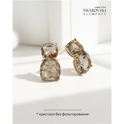Серьги с кристаллами Swarovski, Изящные серьги с кристаллами Swarovski