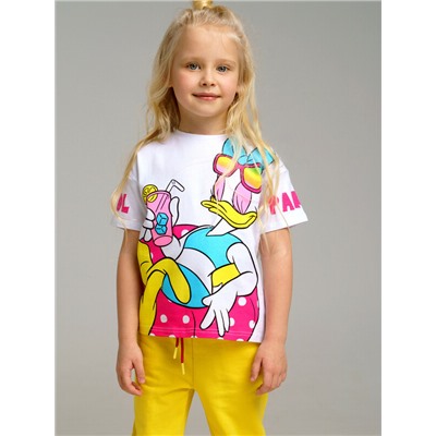 Фуфайка трикотажная для девочек (футболка)